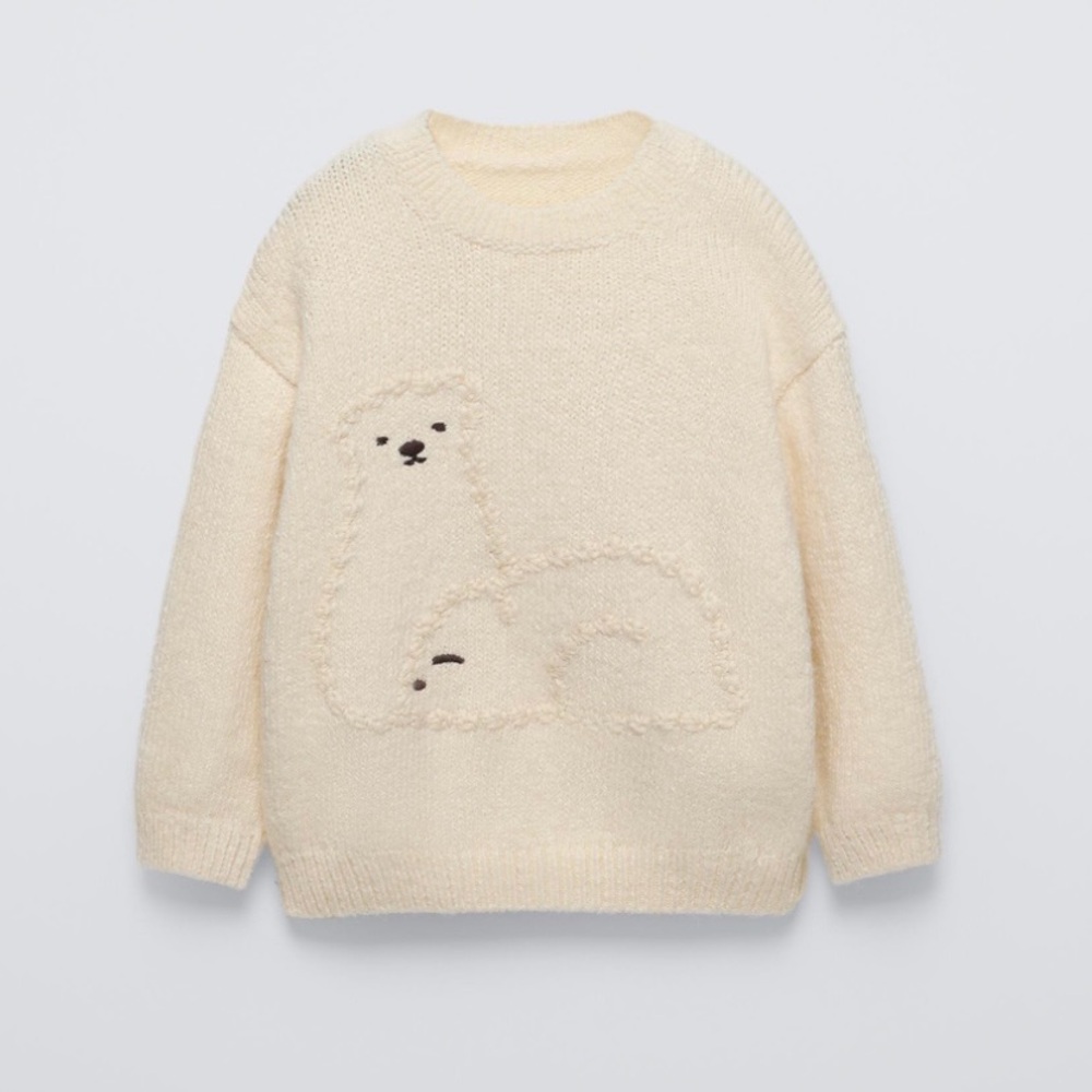 ZARA…BEAR SWEATER